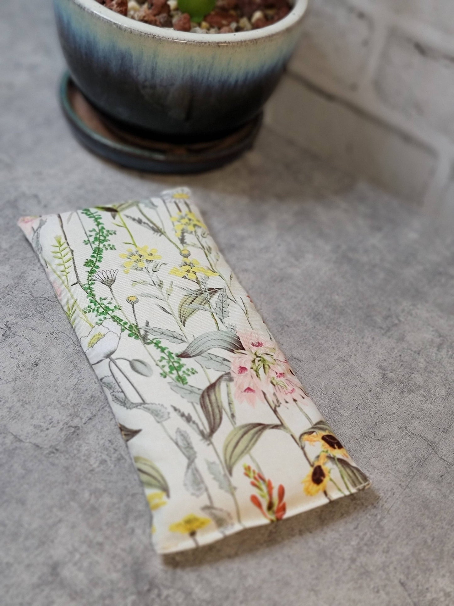 Lavender Weighted Eye Pillow - Boho Wildflowers