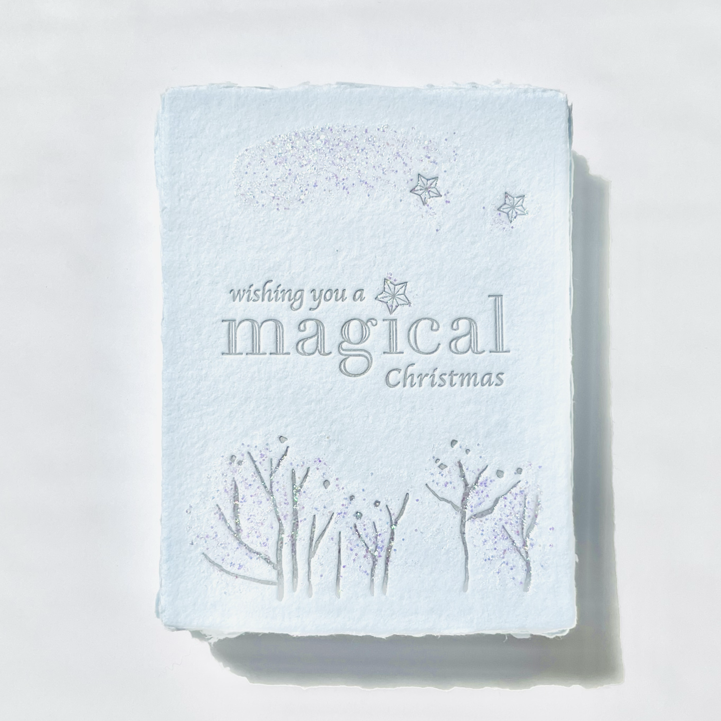 Holiday Greetings- "Wishing you a Magical Christmas" Greeting Card