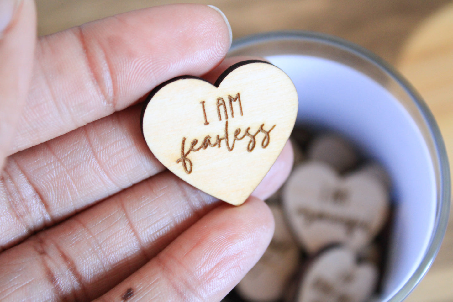 Affirmation Jar of Pocket Tokens for Self Love