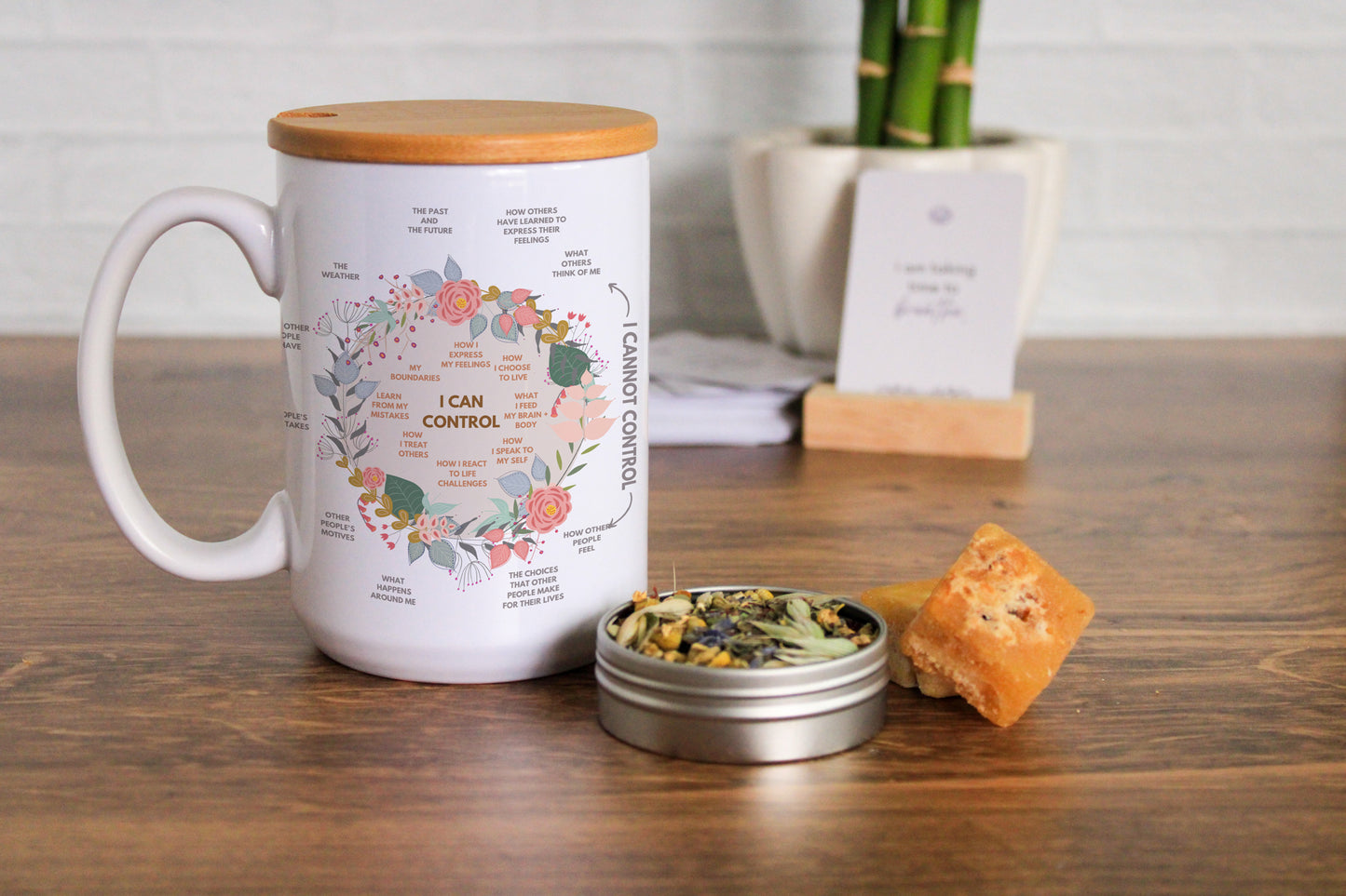 I Can Control Mug Gift Set with Stress Relief Tea