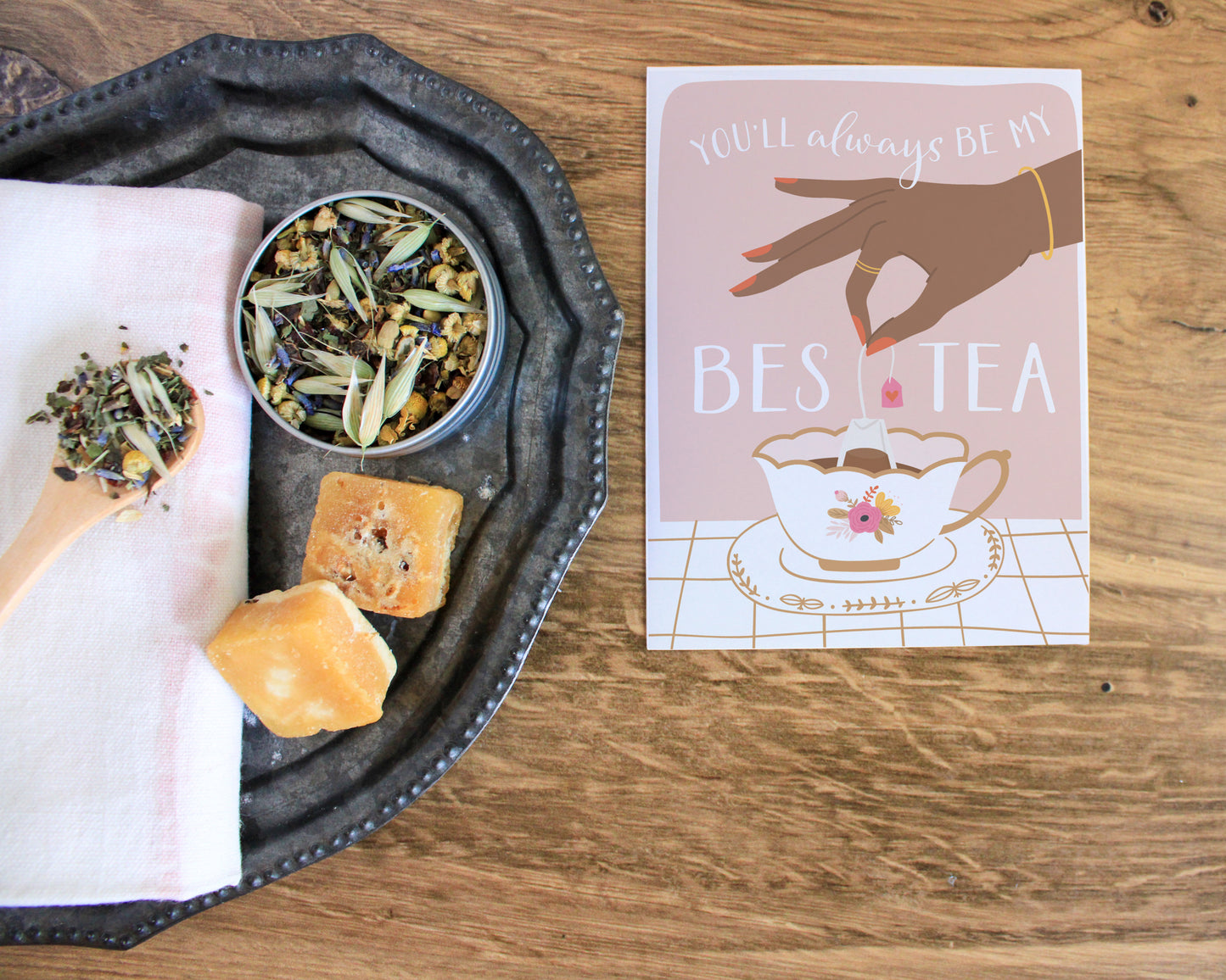 Bes-Tea Mug Gift Set with Stress Relief Tea