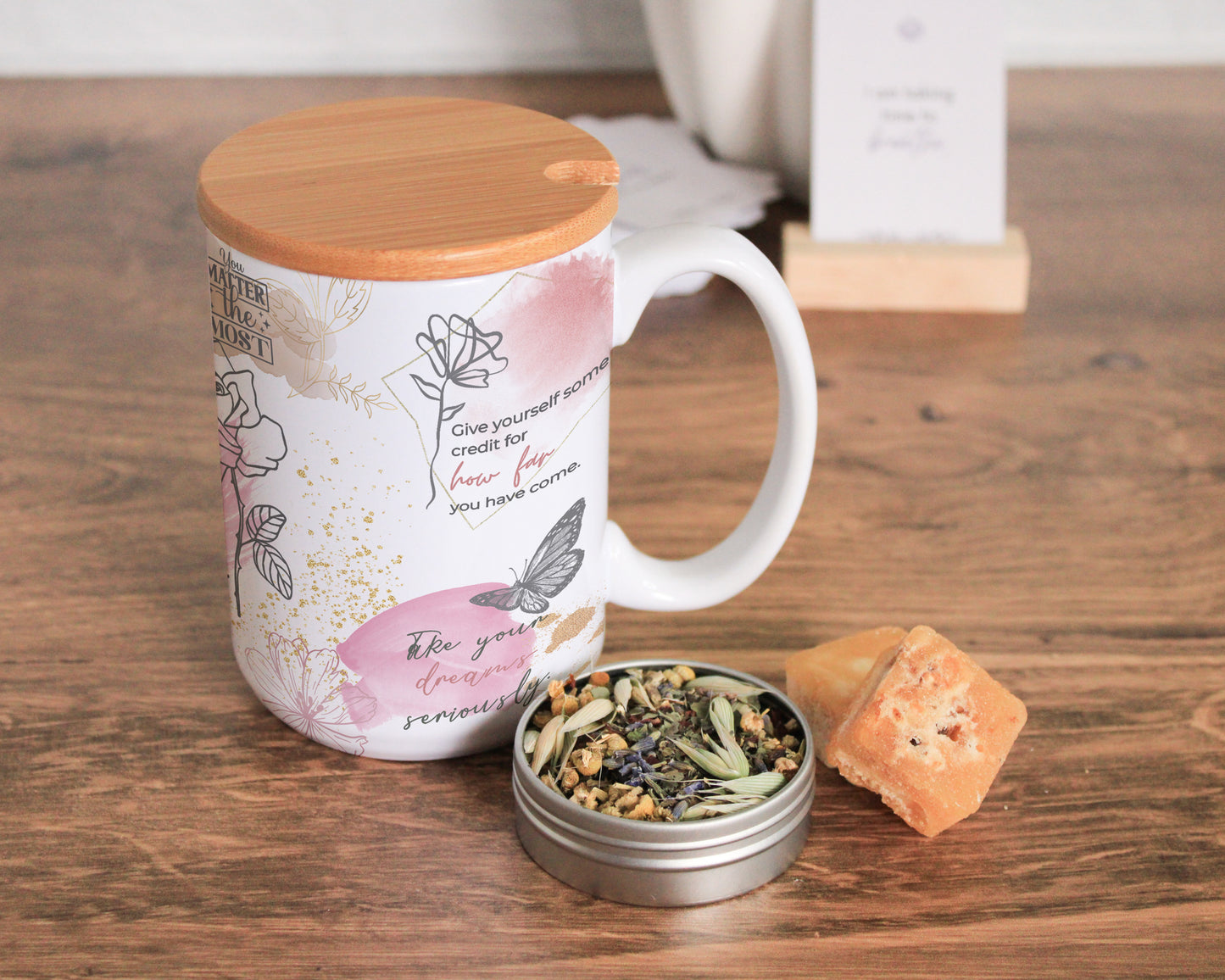 Bes-Tea Mug Gift Set with Stress Relief Tea