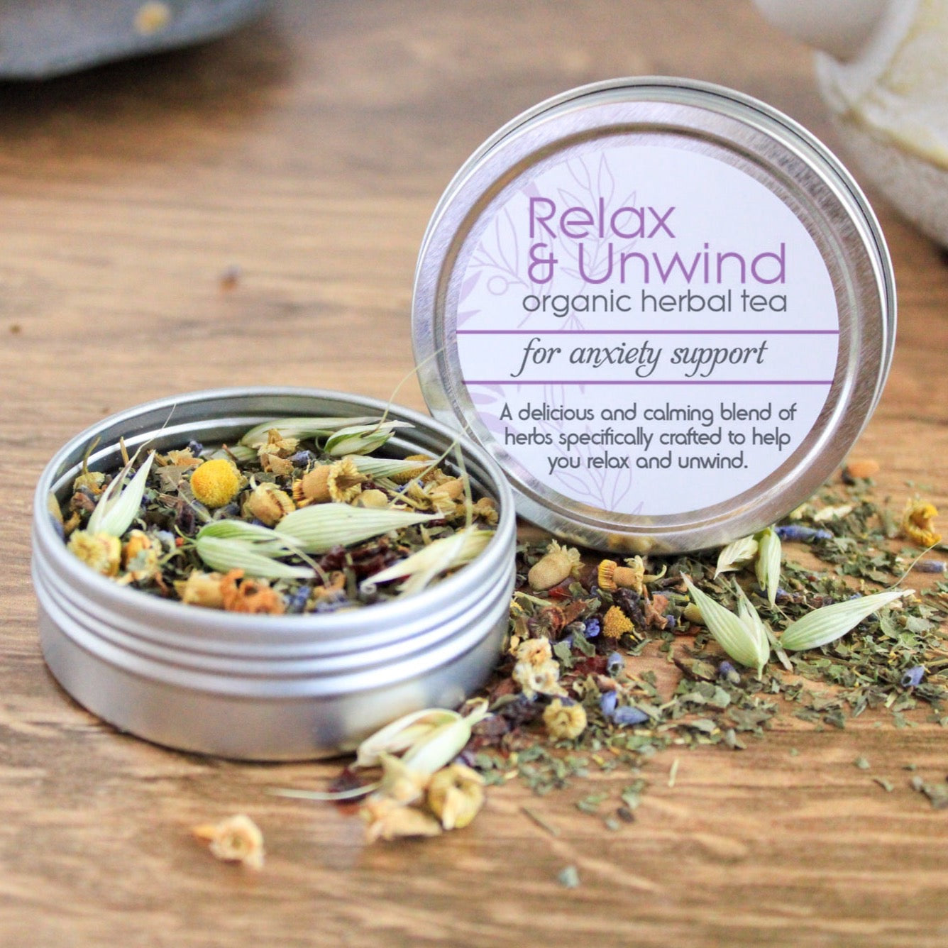 Relax & Unwind Herbal Tea for Anxiety and Relaxation