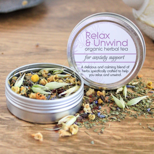 Relax & Unwind Herbal Tea for Anxiety and Relaxation