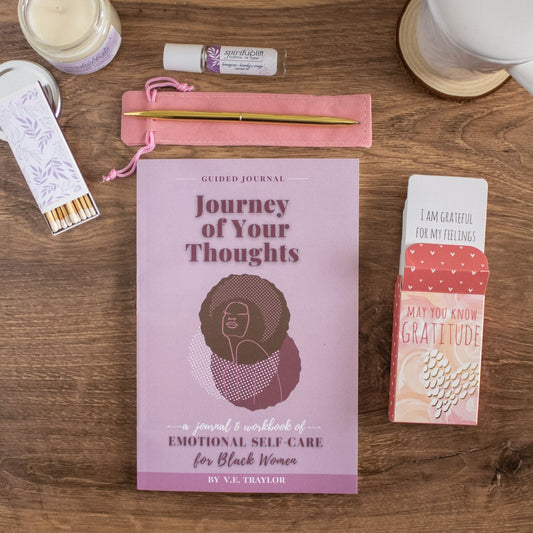 Journey Of Your Thoughts: A Journal & Workbook of Emotional Self Care for Black Women