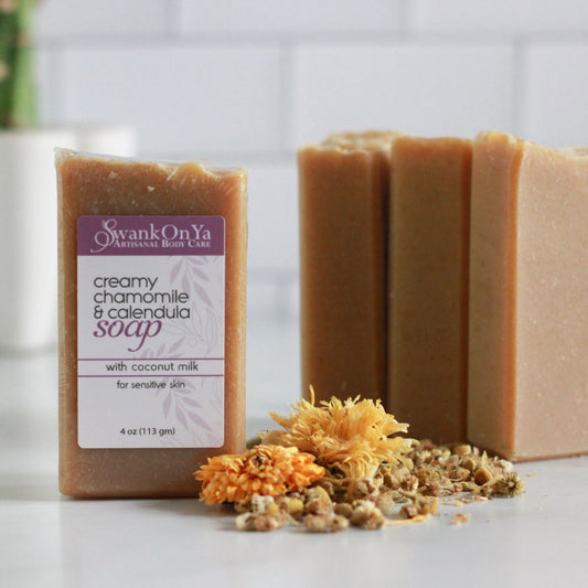 Chamomile and Calendula Handmade Soap