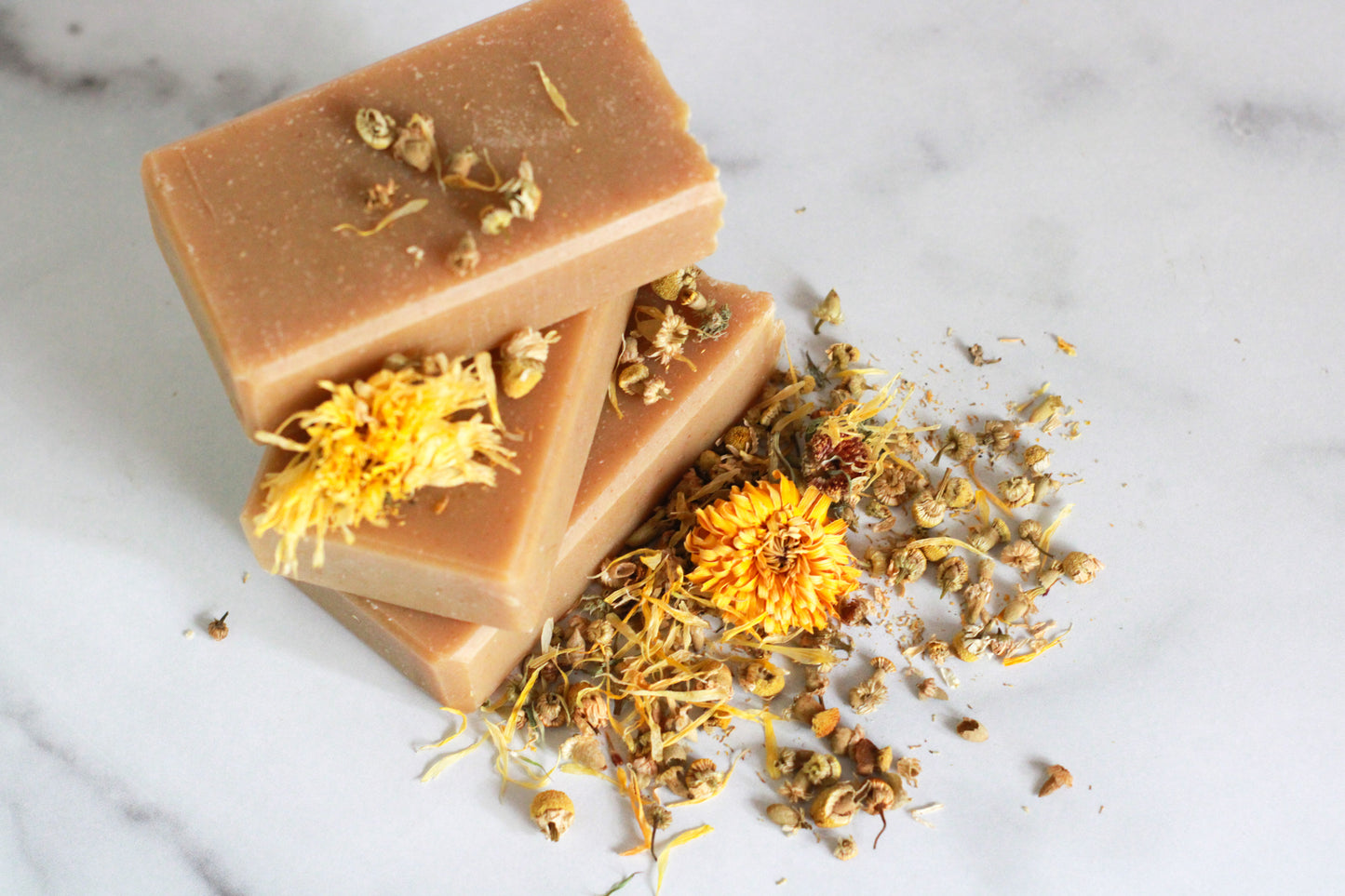 Chamomile and Calendula Handmade Soap