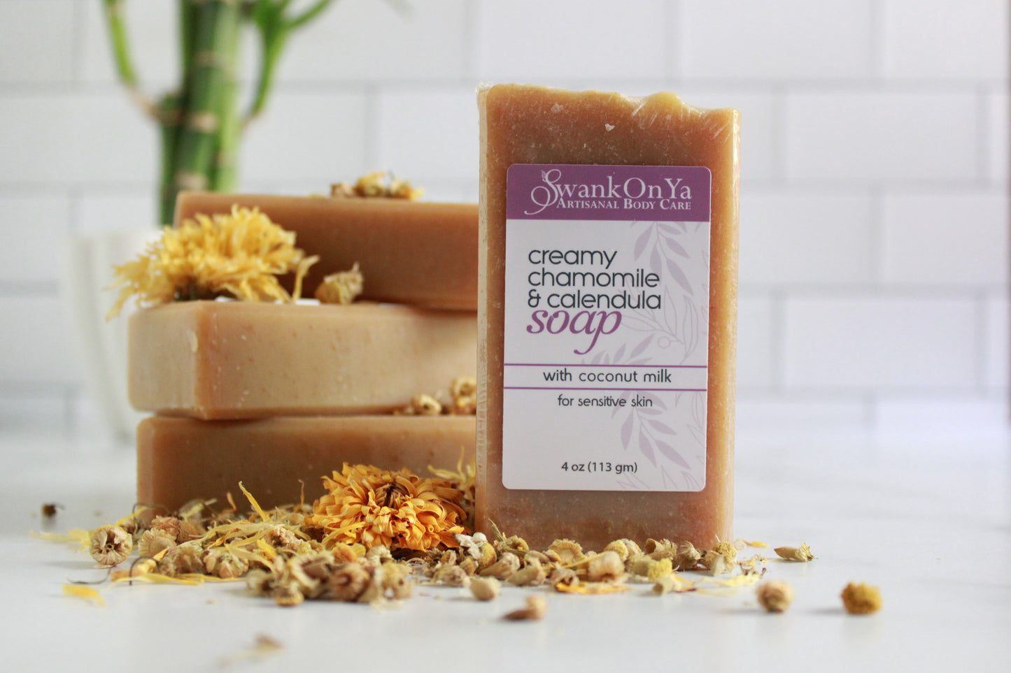 Chamomile and Calendula Handmade Soap