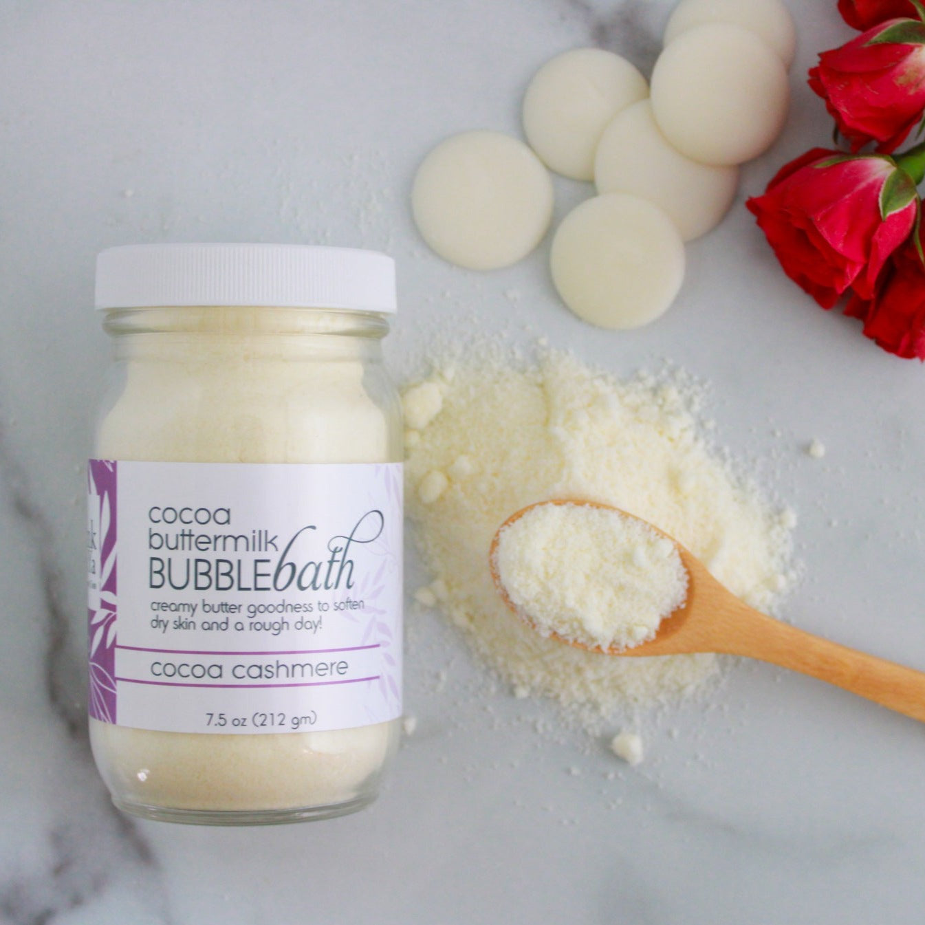 Rose Bubble Bath Powder