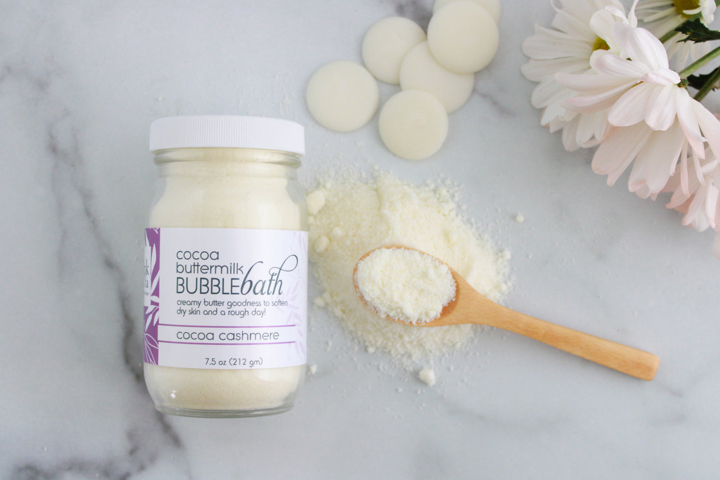 Cocoa Butter Milk Bubble Bath Powder