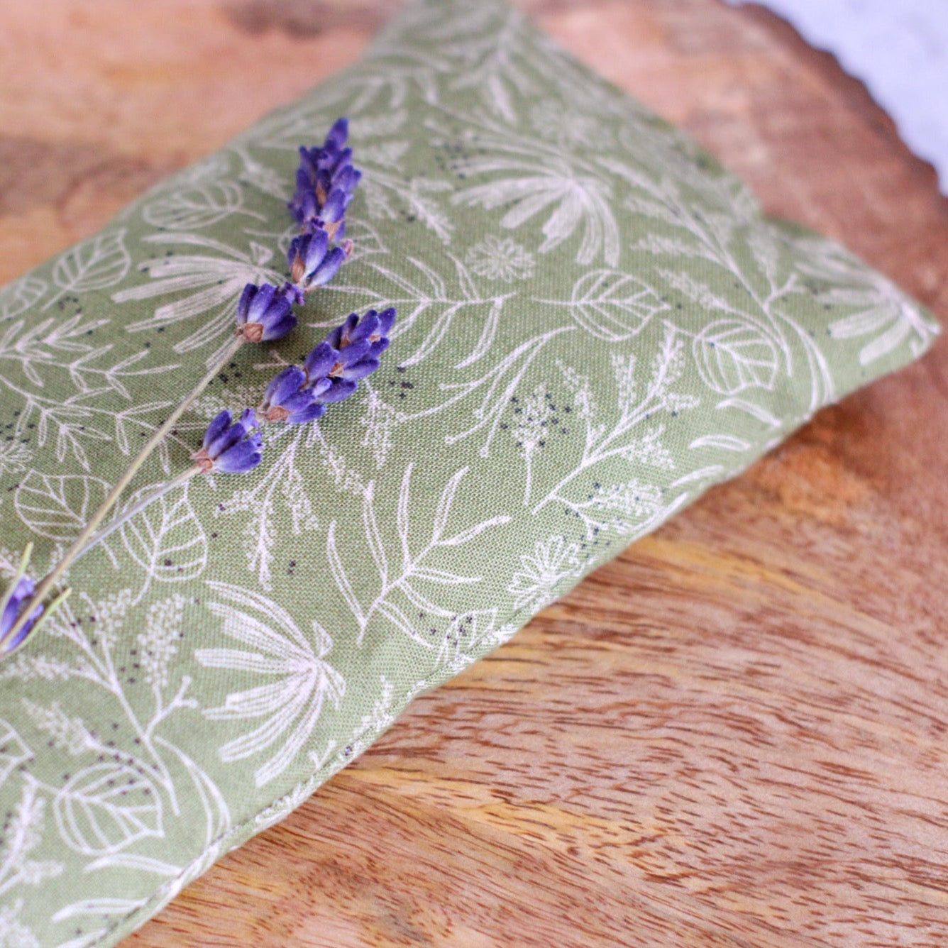 Lavender Weighted Eye Pillow- Olive Leaves