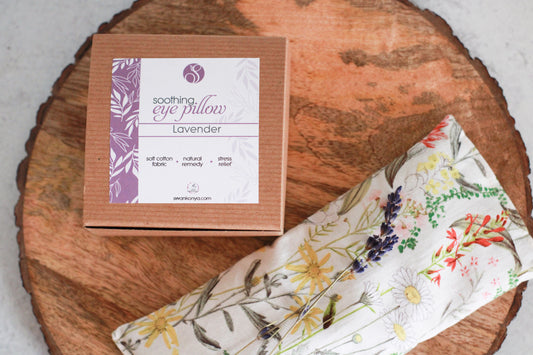 Lavender Weighted Eye Pillow - Boho Wildflowers