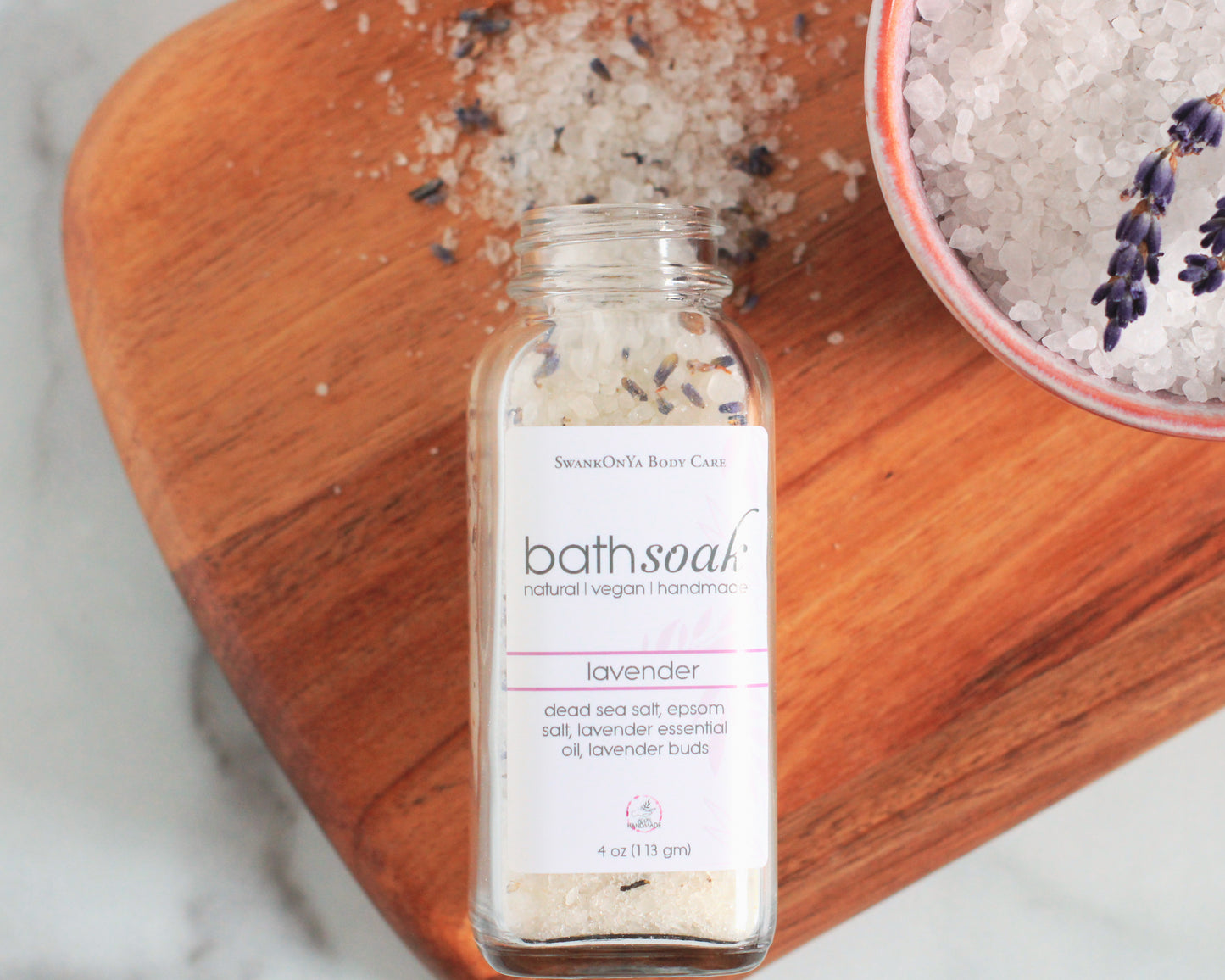 Natural Bath Salt Soak Set