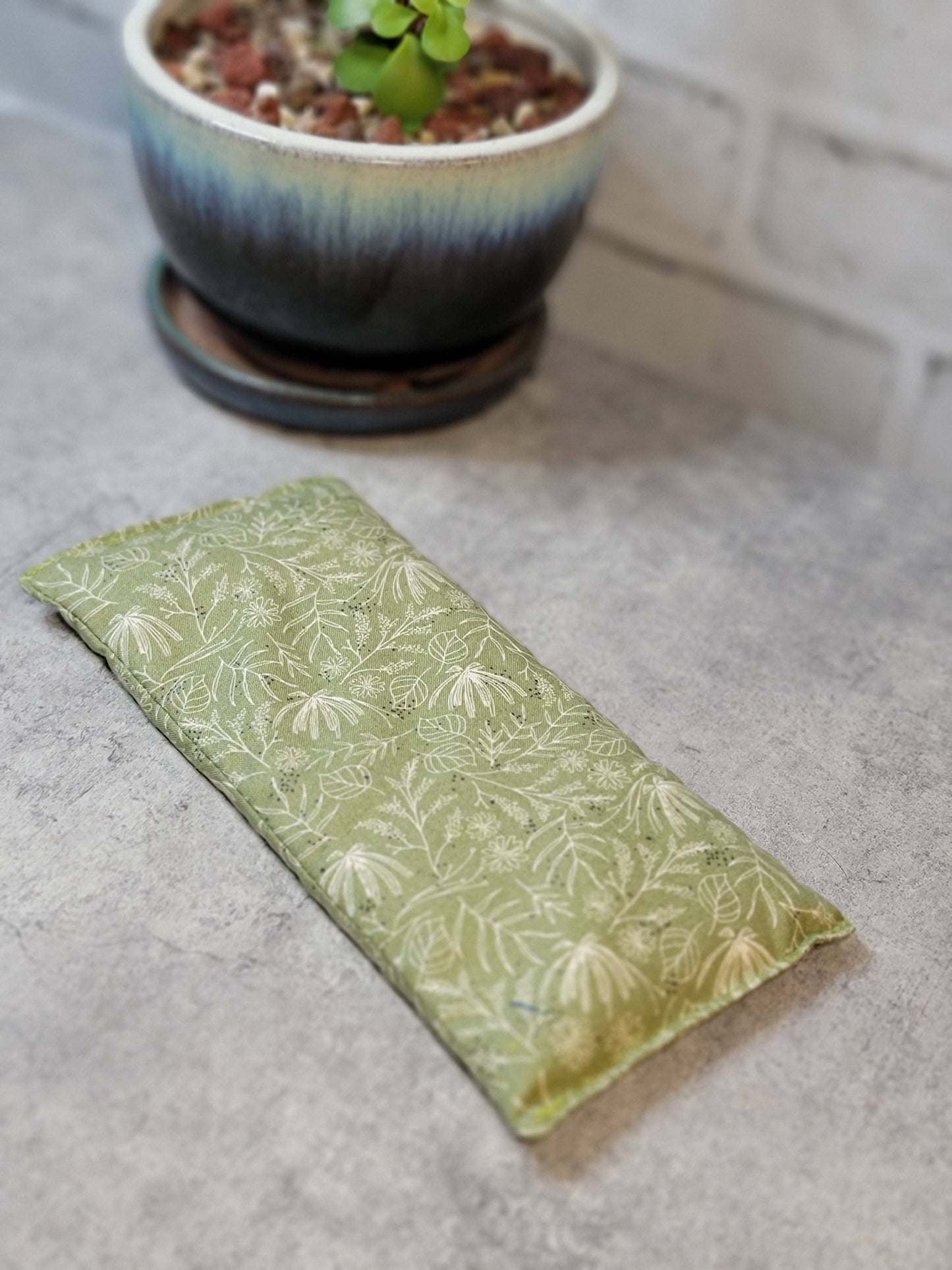 Lavender Weighted Eye Pillow- Olive Leaves