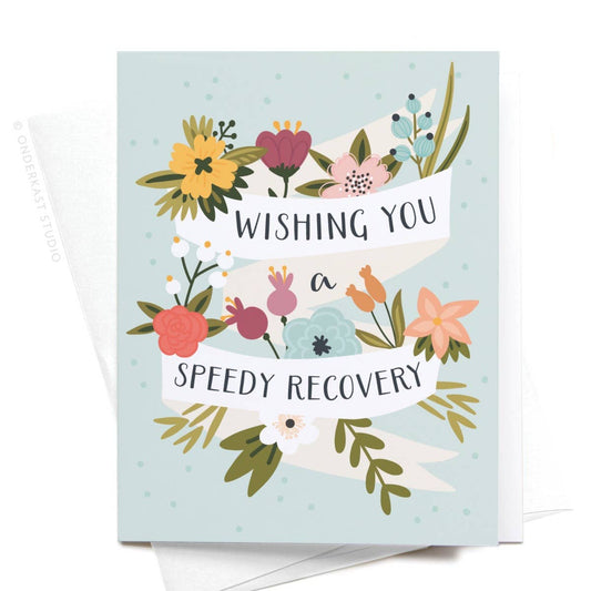 Get Well Greeting Card- Wishing You a Speedy Recovery Greeting Card